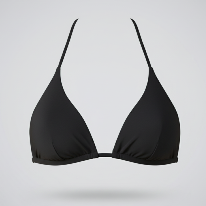 Naiá Triangle Bikini Top – Onyx