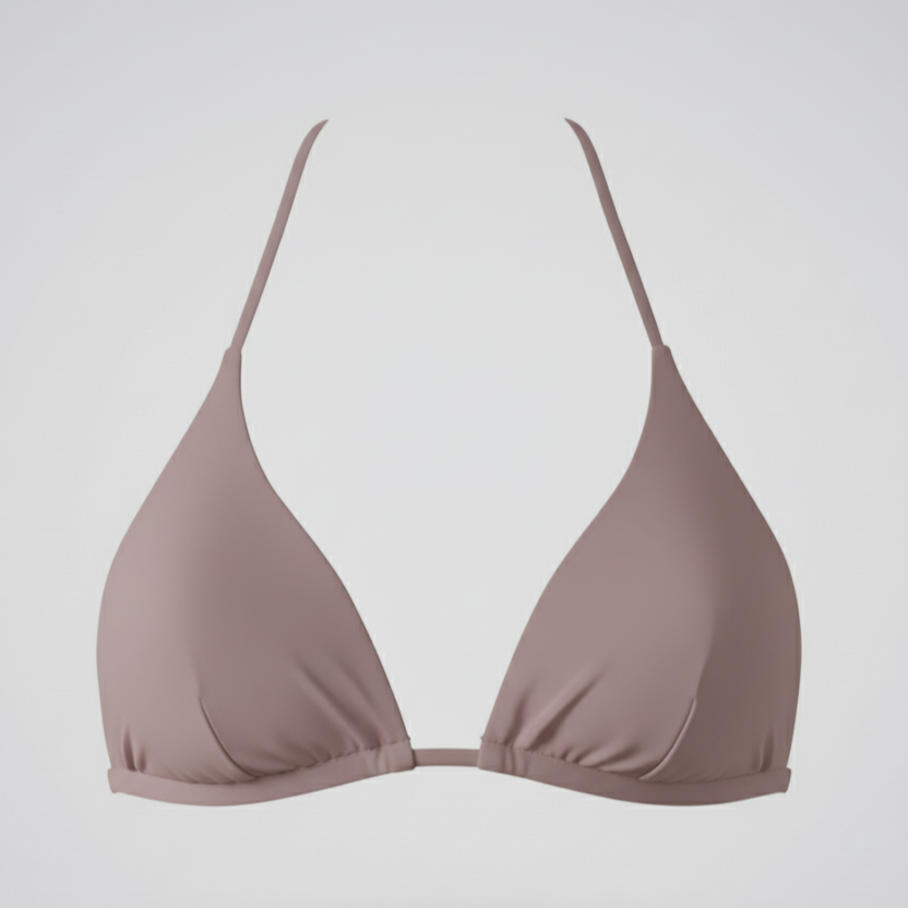 Naiá Triangle Bikini Top – Sand