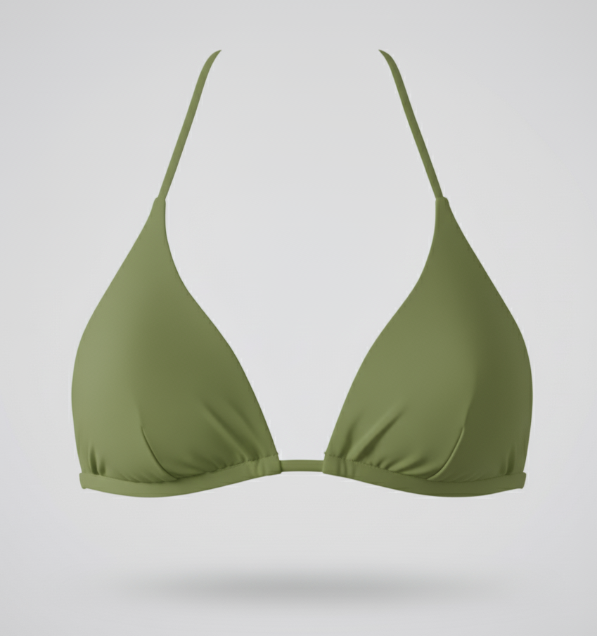 Naiá Triangle Bikini Top – Sage