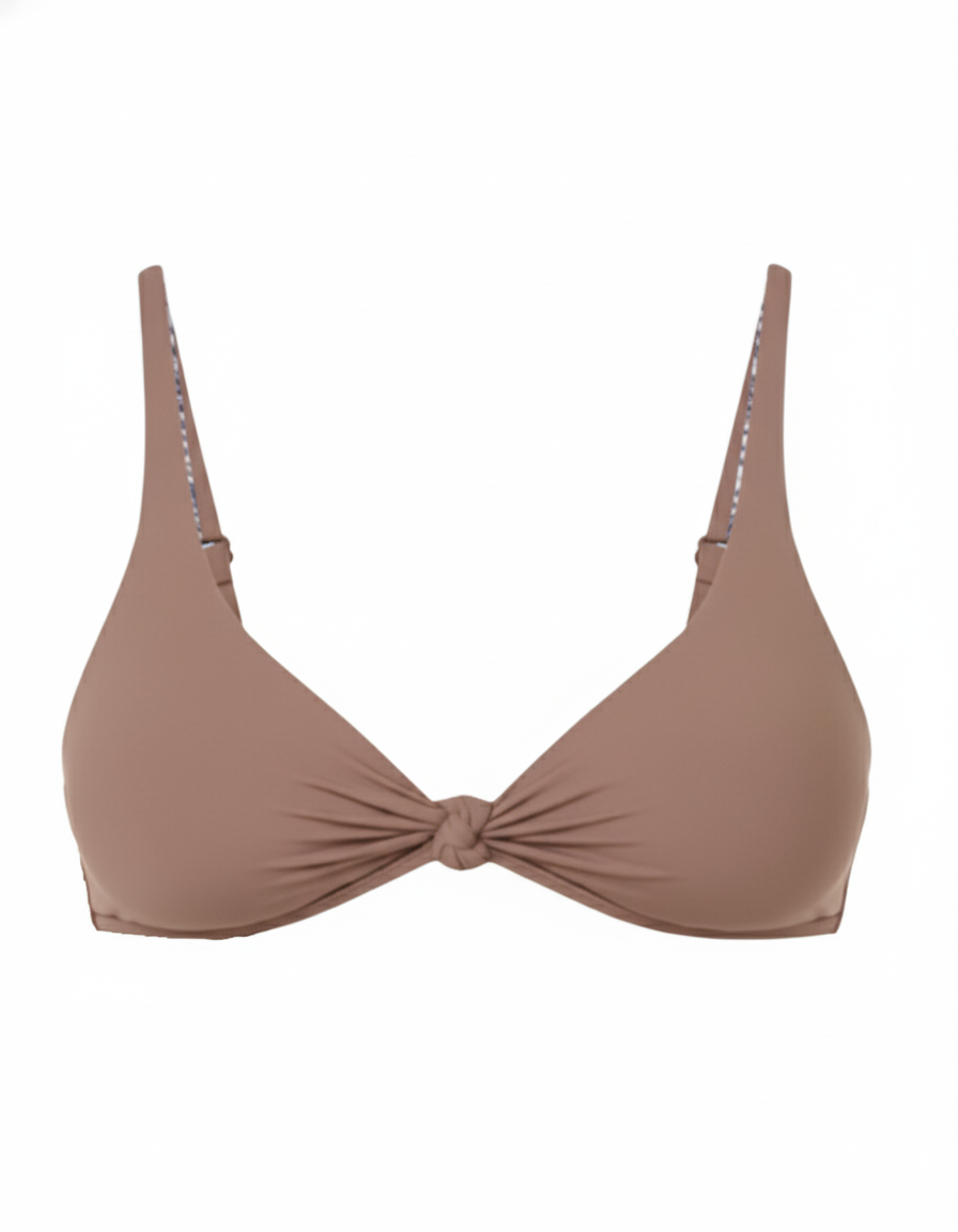 Sirena Bandeau Bikini Top – Sand
