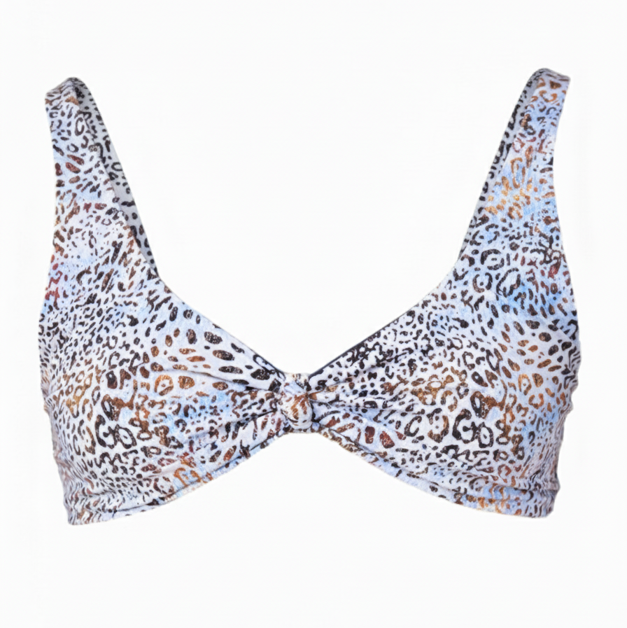 Sirena Bandeau Bikini Top – Ocean Bloom