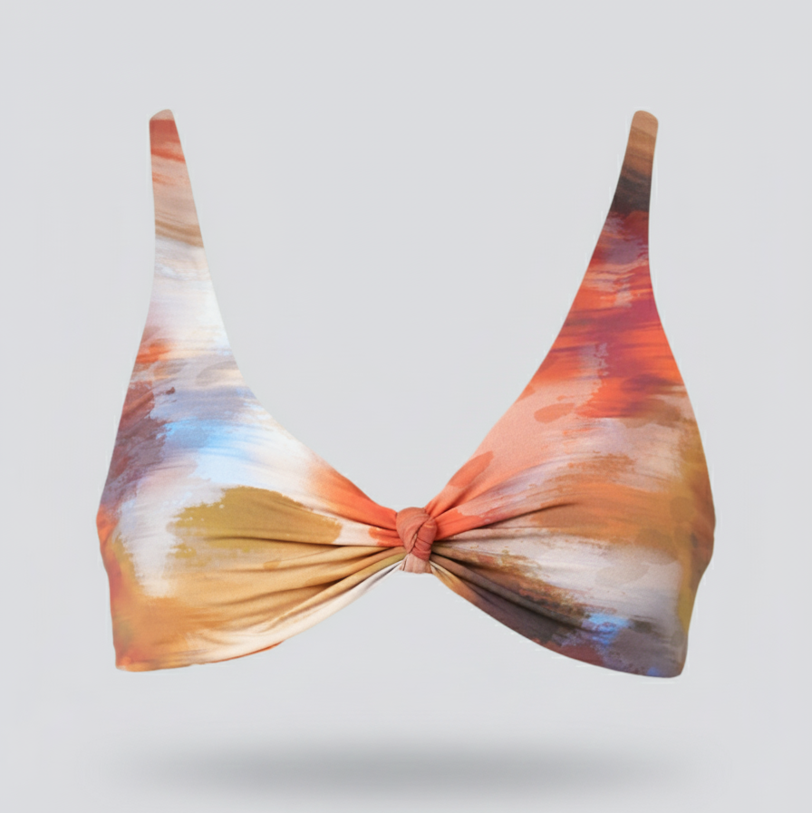 Sirena Bandeau Bikini Top – Sunset Lines