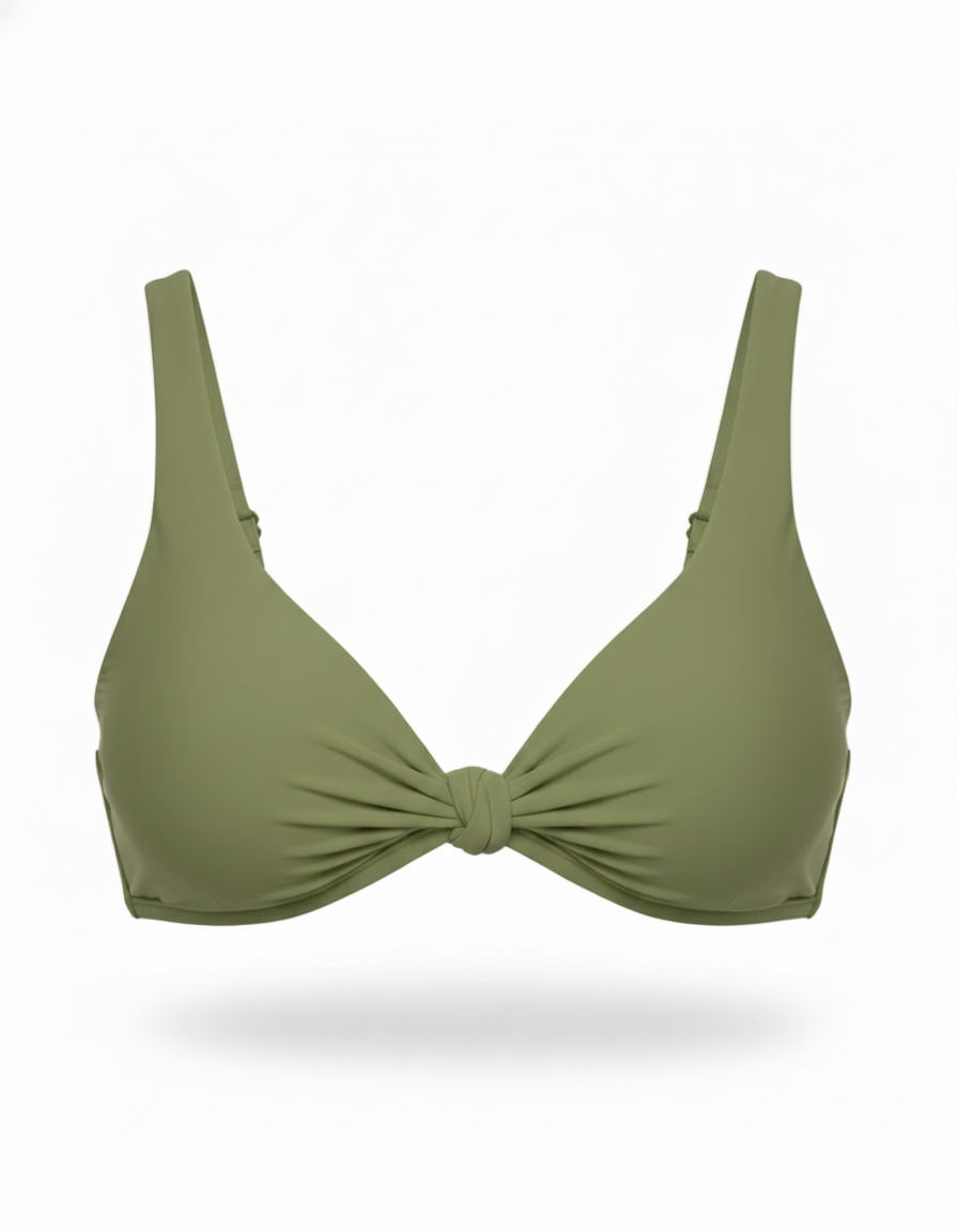 Sirena Bandeau Bikini Top – Sage